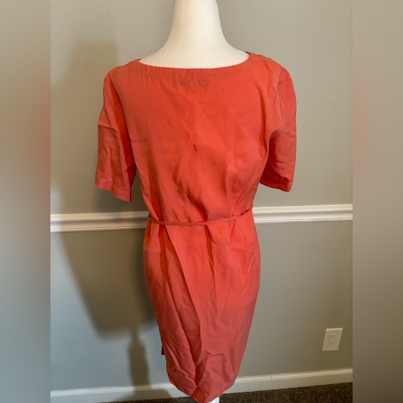 LOFT Le Grand Tee Dress In Coral - Picture 5 of 8
